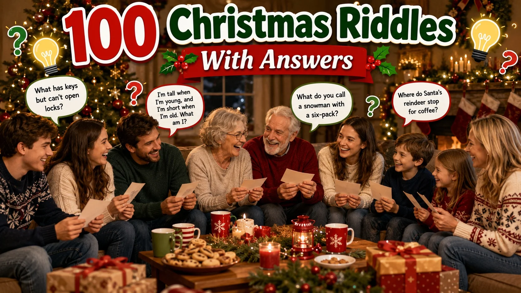 100 Christmas Riddles With Answers Everyone Will Love