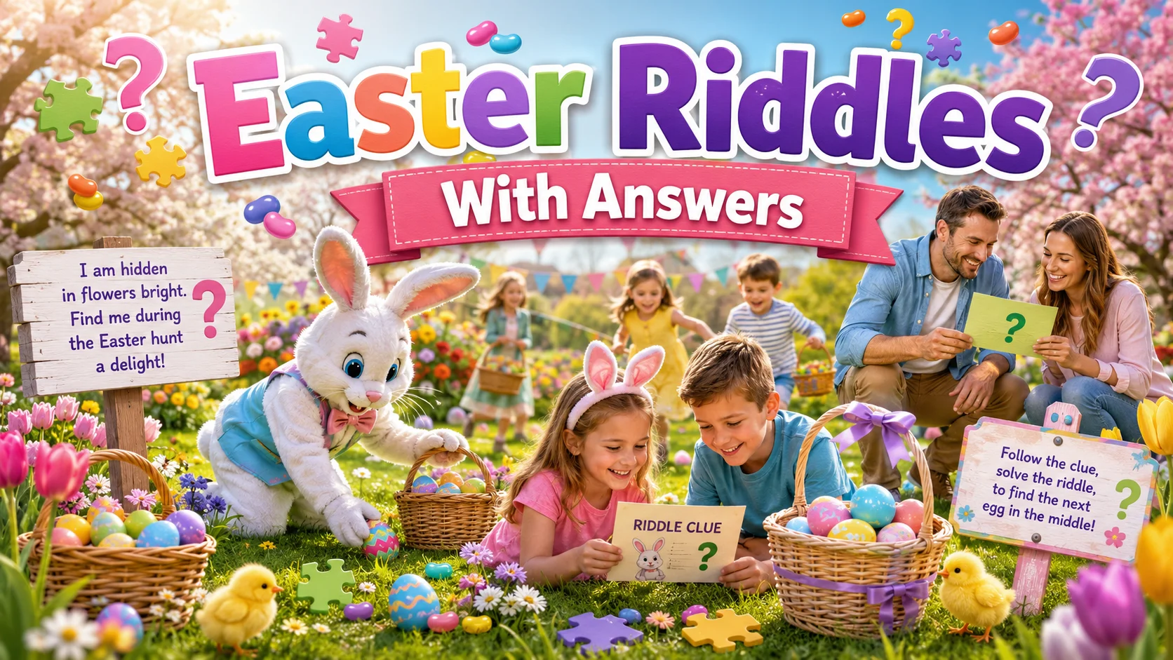 100 Easter Riddles With Answers for Kids & Families