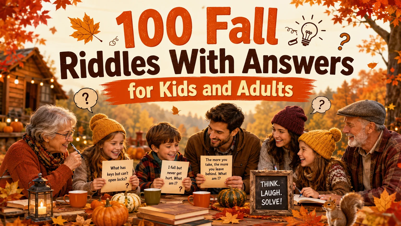 100 Fall Riddles With Answers for Kids and Adults
