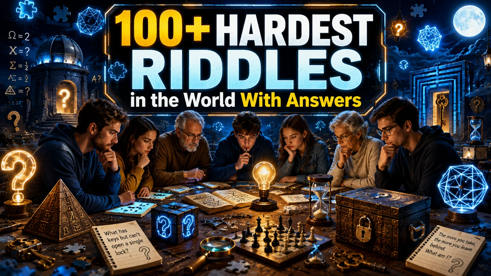 100+Hardest Riddles in the World With Answers