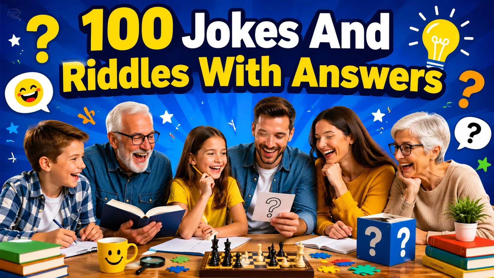 100 Jokes and Riddles With Answers for All Ages