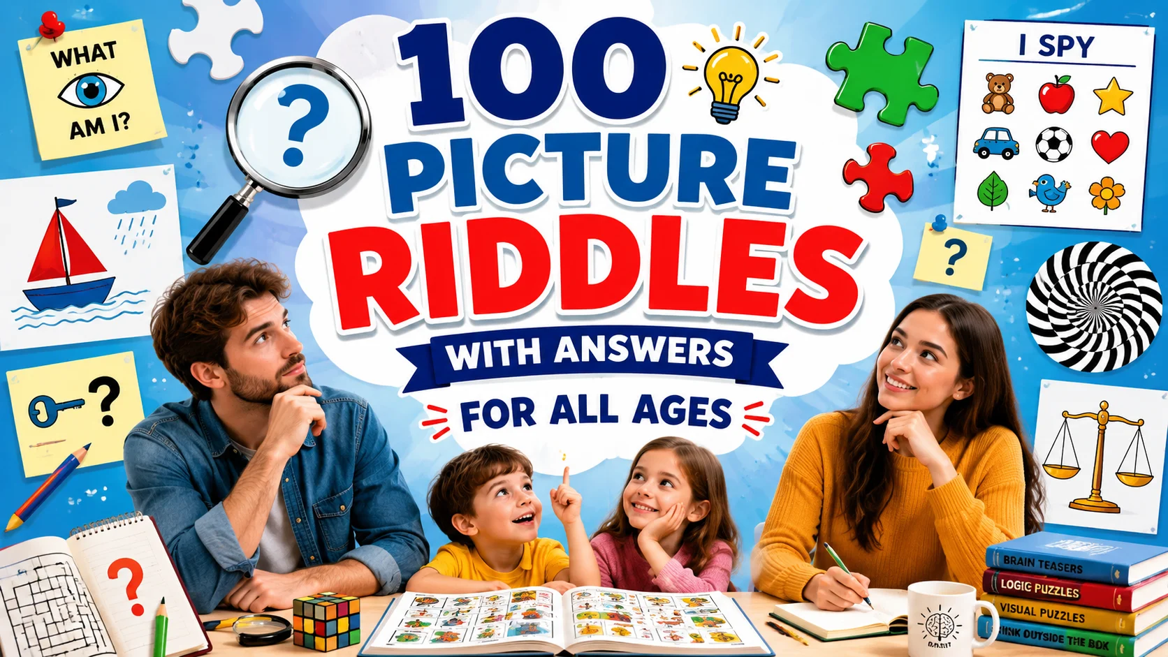 100 Picture Riddles With Answers for All Ages