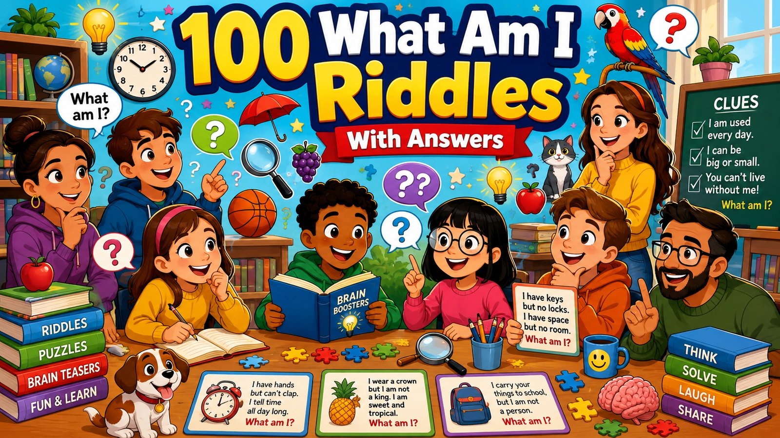 100 What Am I Riddles With Answers