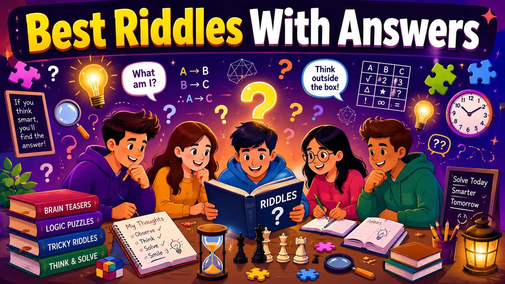 100 Best Riddles With Answers for Every Age