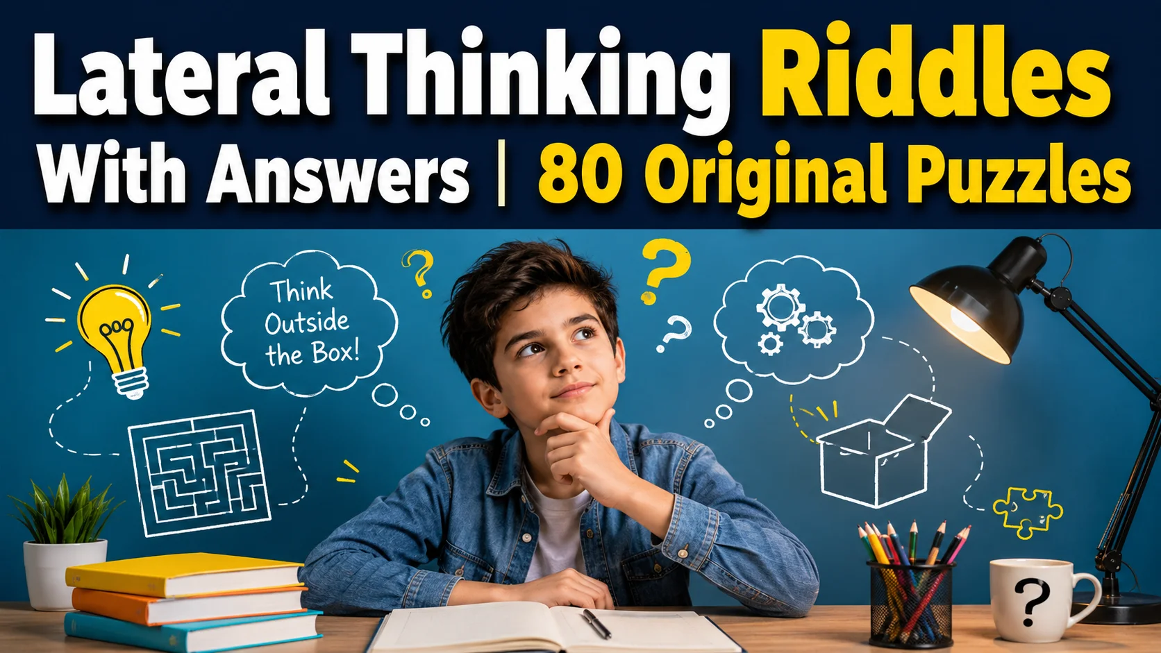 Lateral Thinking Riddles With Answers | 80 Original Puzzles