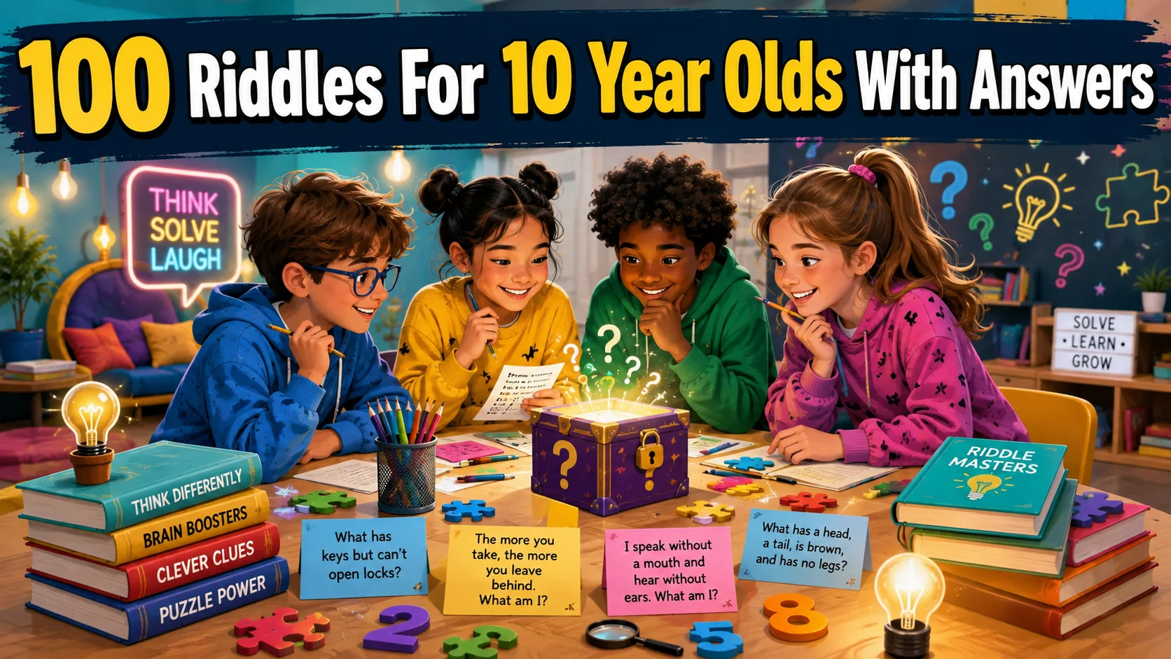 100 Riddles For 10 Year Olds With Answers