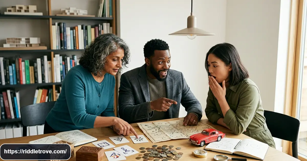 Adults solving lateral-thinking riddles