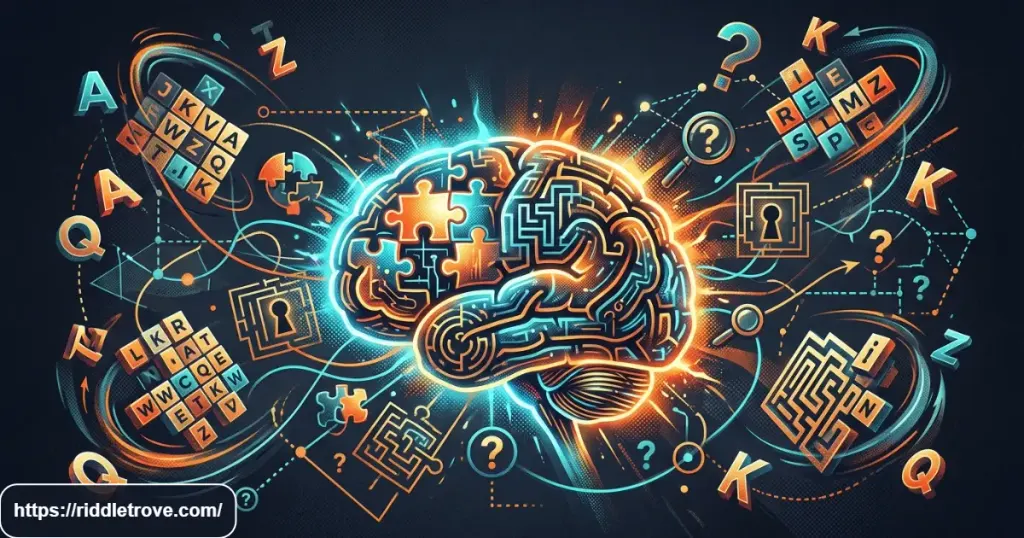 Brain-bending word riddles and challenging puzzles