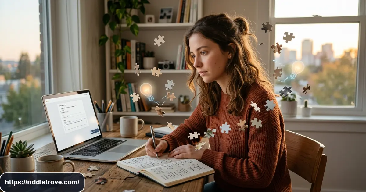 AI assistant helping create short riddles with creative puzzle ideas