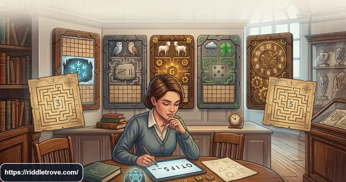 OTTFFSS riddle showing a mysterious letter sequence puzzle