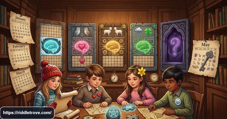 Penny has five children riddle with calendar clues and a mystery fifth child