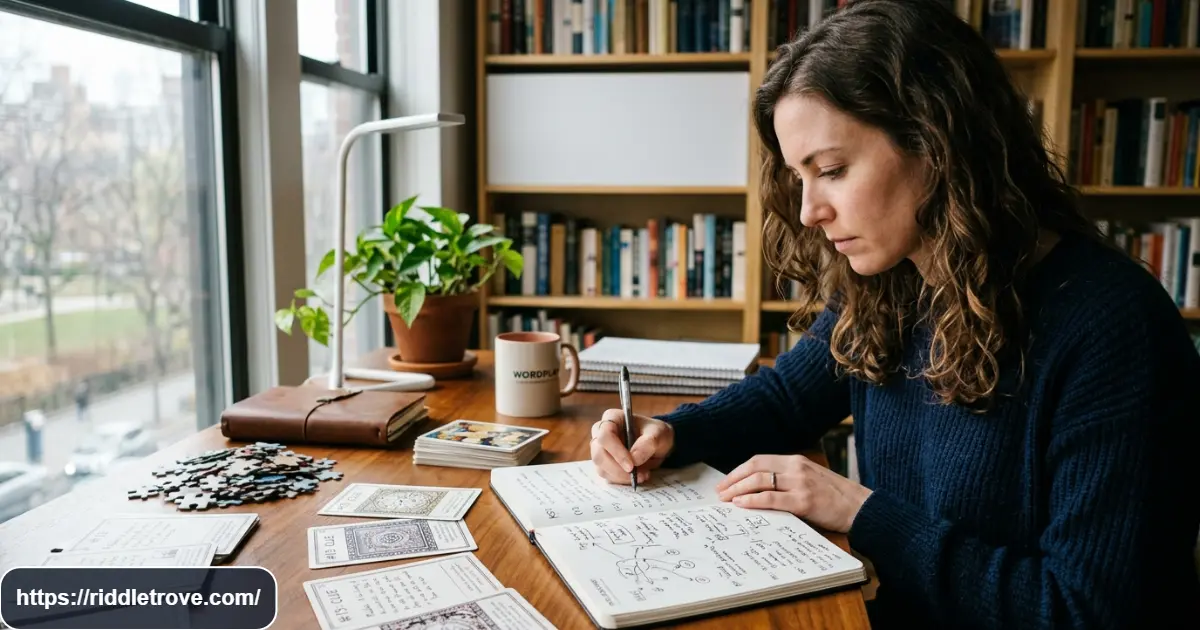Creative writer exploring wordplay and misdirection for a short riddle