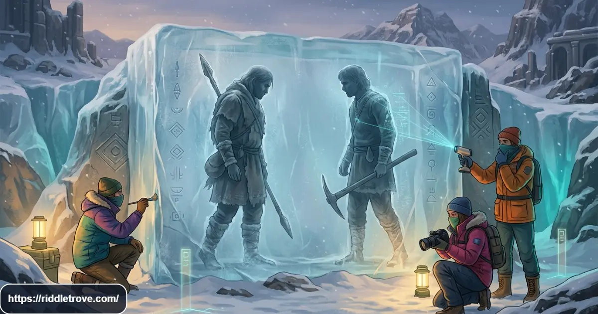 Two bodies found frozen Adam and Eve riddle