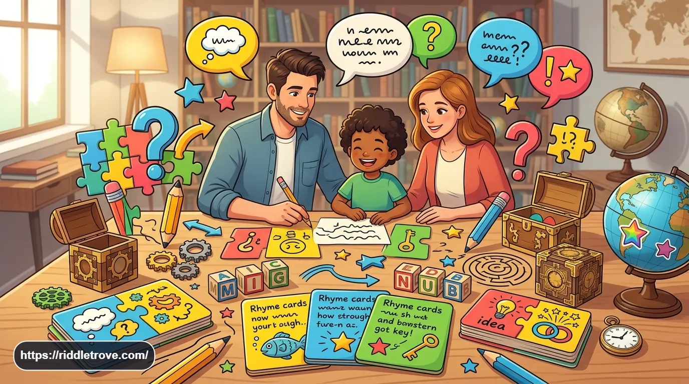 100 short rhyming riddles with answers for kids and adults