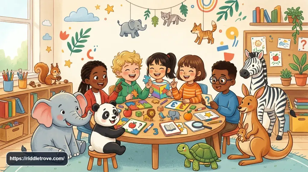 Animal riddles for 7 year olds with kids