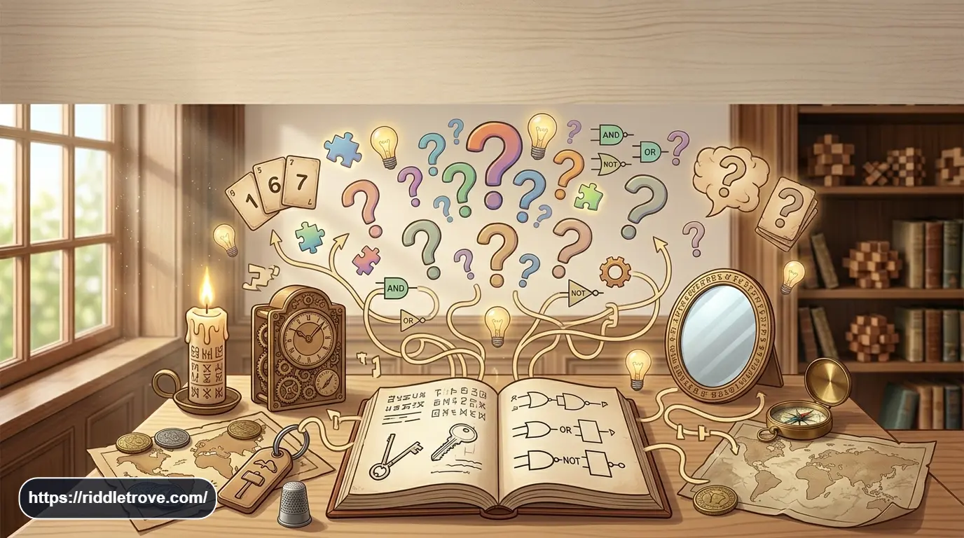 Classic-style riddles with fresh clues featuring clever everyday objects