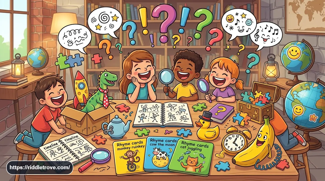 Funny rhyming riddles with clever answers