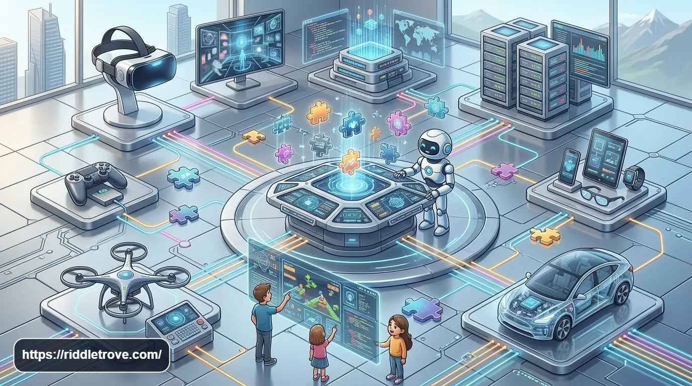 Gaming, robotics, VR, drones, and future technology riddles