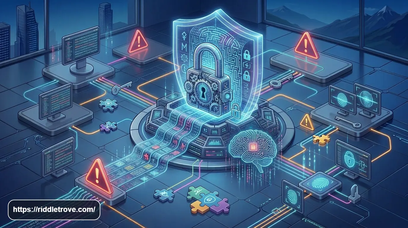 Hard cybersecurity riddles with complex digital security puzzles