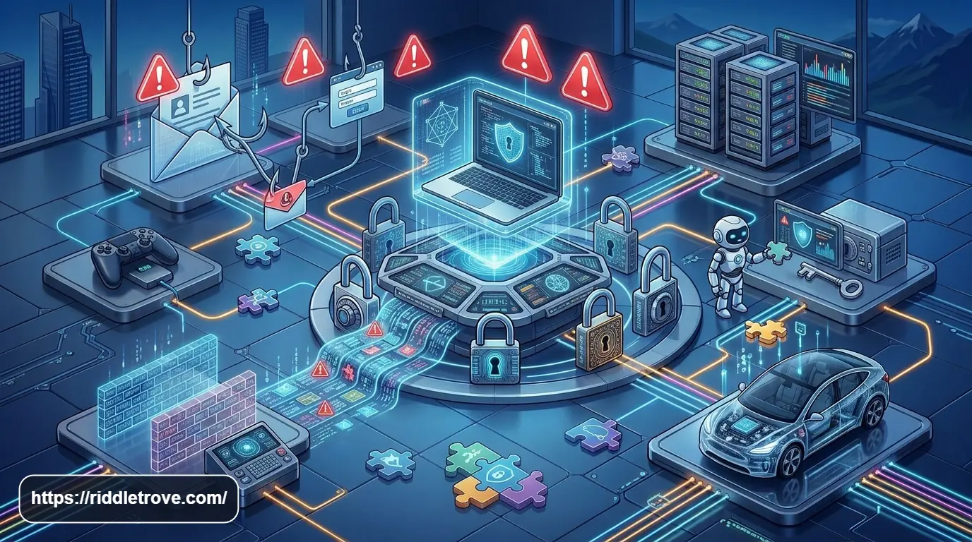 Phishing and social engineering riddles with a digital fishing hook