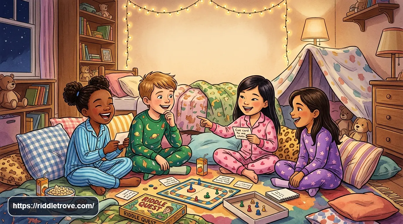 100 Sleepover Riddles With Answers for Kids - RiddleTrove