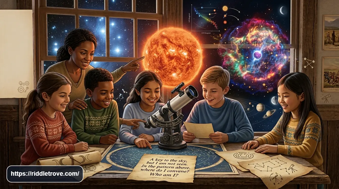 Young learners exploring stars and stellar life cycle concepts

