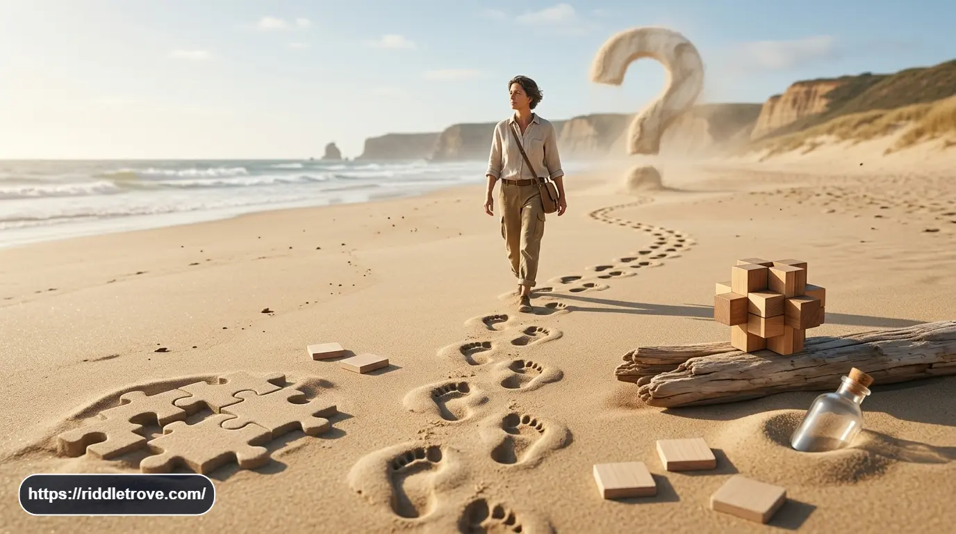 The more you take the more you leave behind riddle with footprints