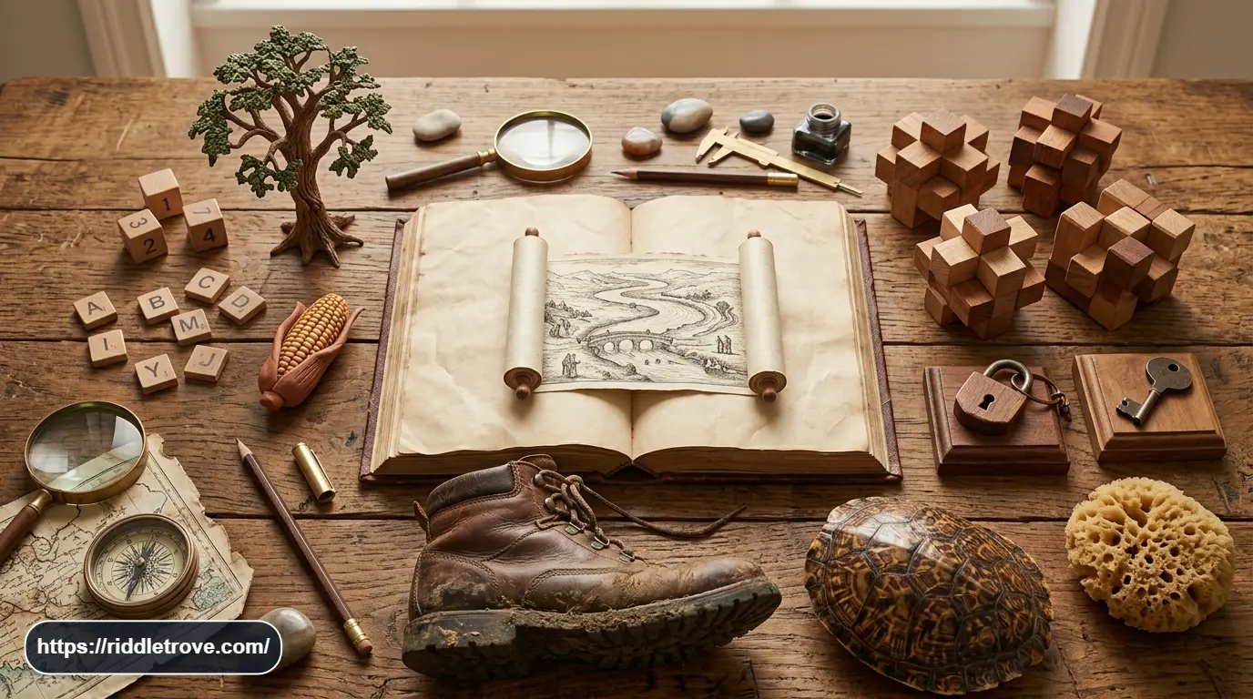 Tricky object riddles with clever clues