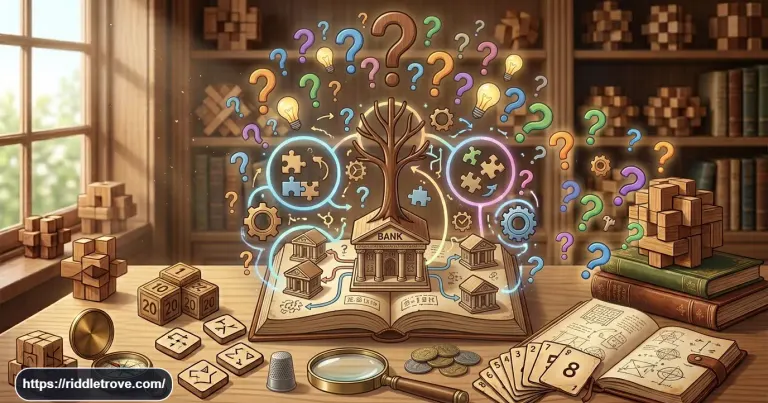 What has branches but no fruit, trunk, or leaves riddle with a bank as the answer