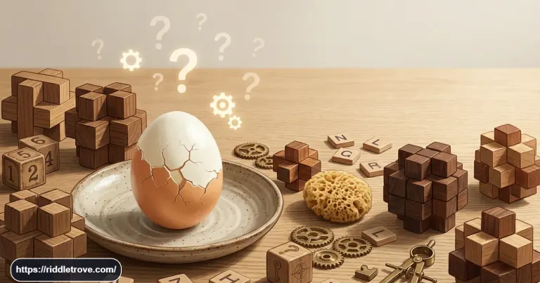 What is more useful when broken riddle featuring a cracked egg